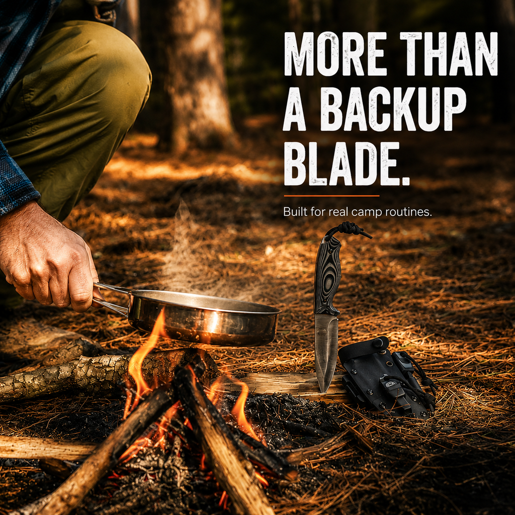 "The Silverback" Full Tang D2 Survival Camping Knife